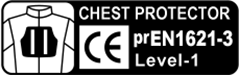 CE規格 prEN1621-3 胸部パッド