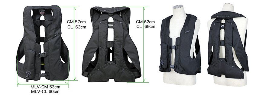 MLV-CM / MLV-CL | 首気室露出型 衝撃吸収材内蔵モデル | 乗馬用製品