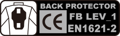 CE(EN1621-2) back padding