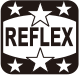 Reflex material for night-riding