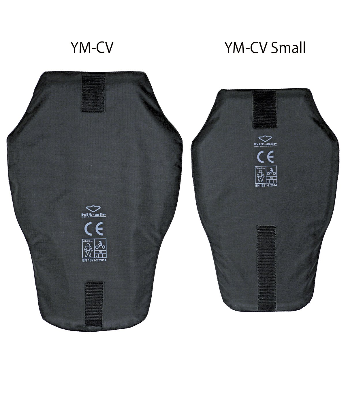 CE Back padding YM Small with Velcro Cover